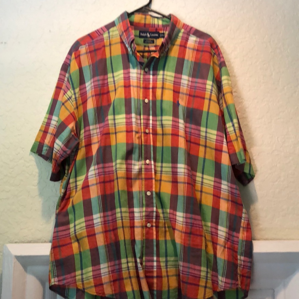 Polo by Ralph Lauren Multicolor Plaid Short Sleeve Shirt